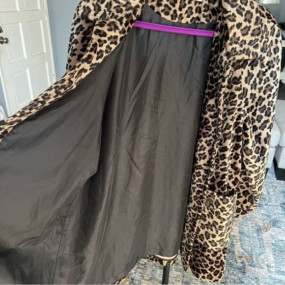 Vintage Cheetah Print Jacket - Large - Picture 7 of 9